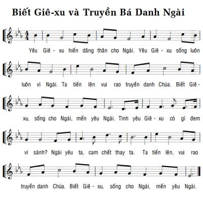 BIẾT GIÊ-XU VÀ TRUYỀN BÁ DANH NGÀI