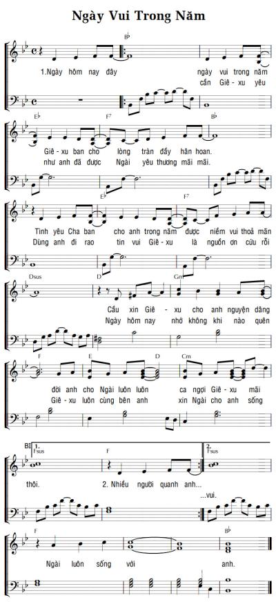 NGÀY VUI TRONG NĂM