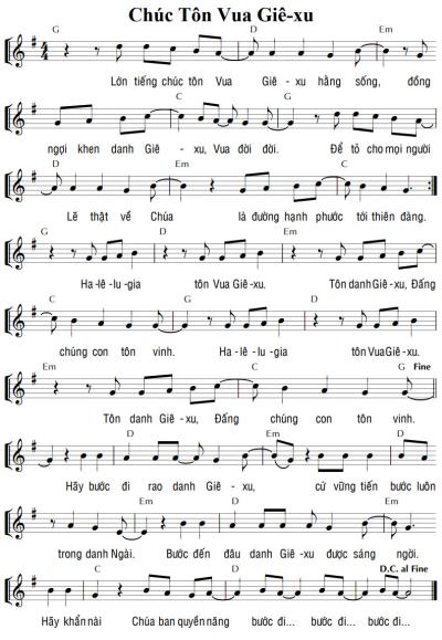 CHÚC TÔN VUA GIÊ-XU