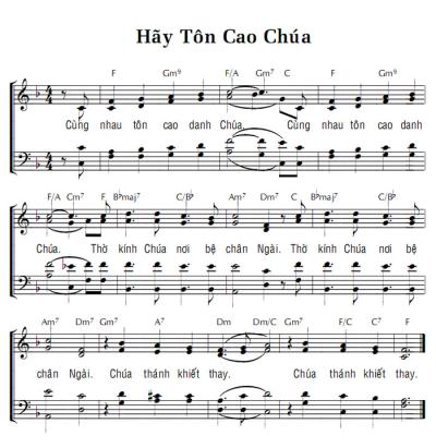 HÃY TÔN CAO CHÚA