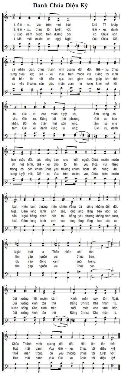 DANH CHÚA DIỆU KỲ