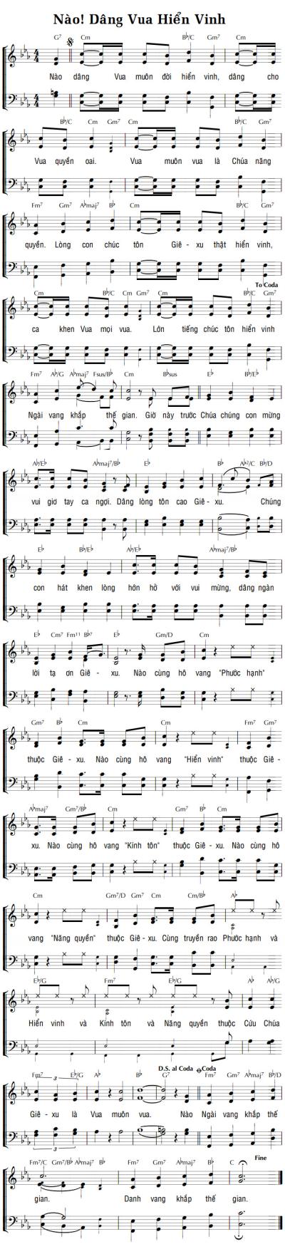 NÀO! DÂNG VUA HIỂN VINH